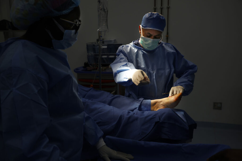 Dr in action