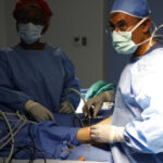 Dr performing surgery